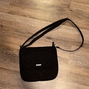 Vera Bradley Black Quilted Crossbody Bag